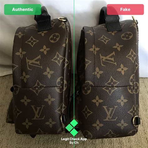 louis vuitton palm springs authintic smaller or bigger then fake|REAL VS FAKE Louis Vuitton Palm Springs Mini Backpack .